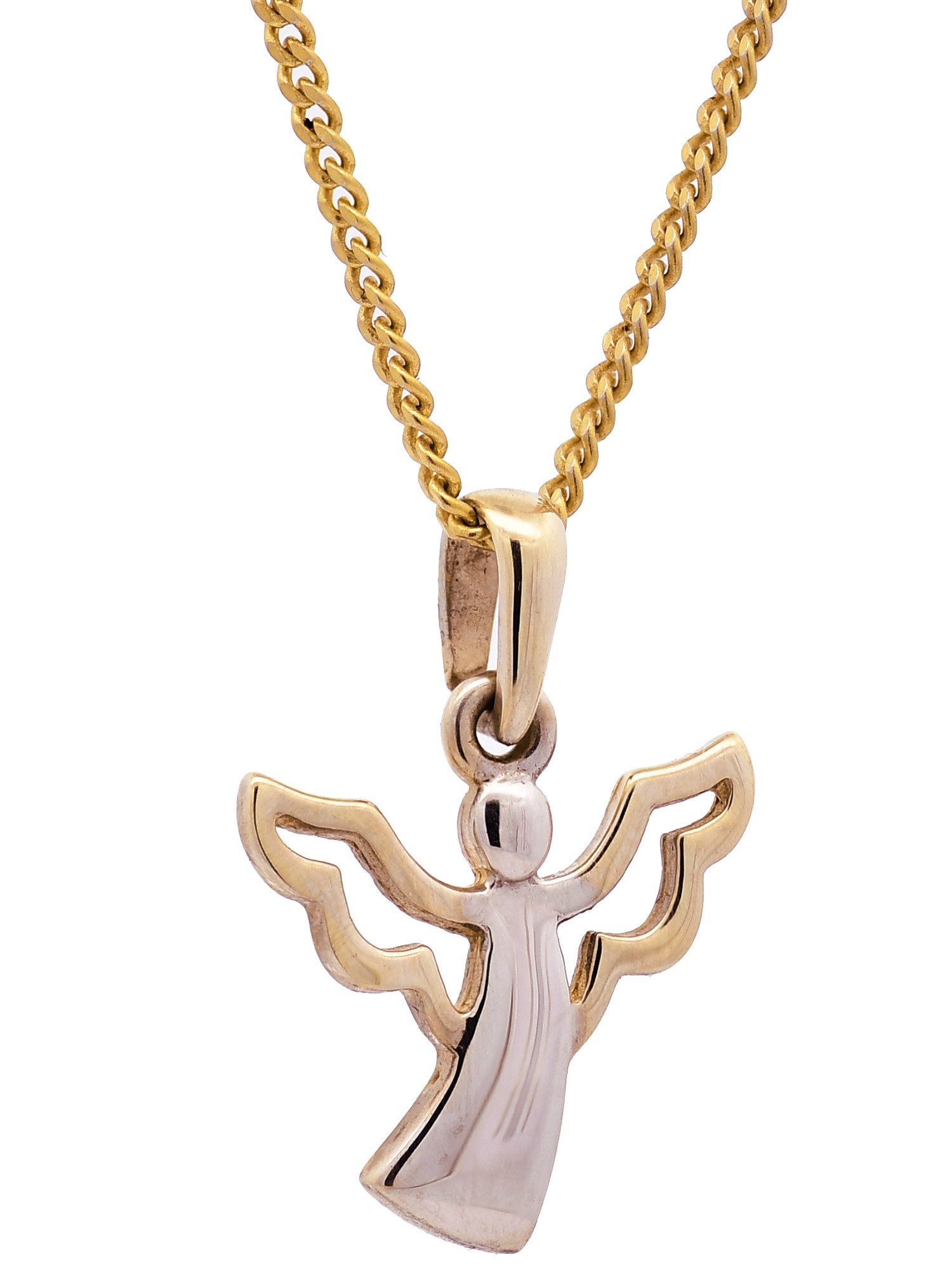 HOPLO Engelanhänger Gold Anhänger Engel mit Goldkette 333-8 Karat Gold rhod günstig online kaufen