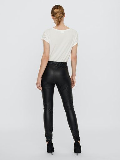 Vero Moda Lederimitathose VMGANA MR PL günstig online kaufen