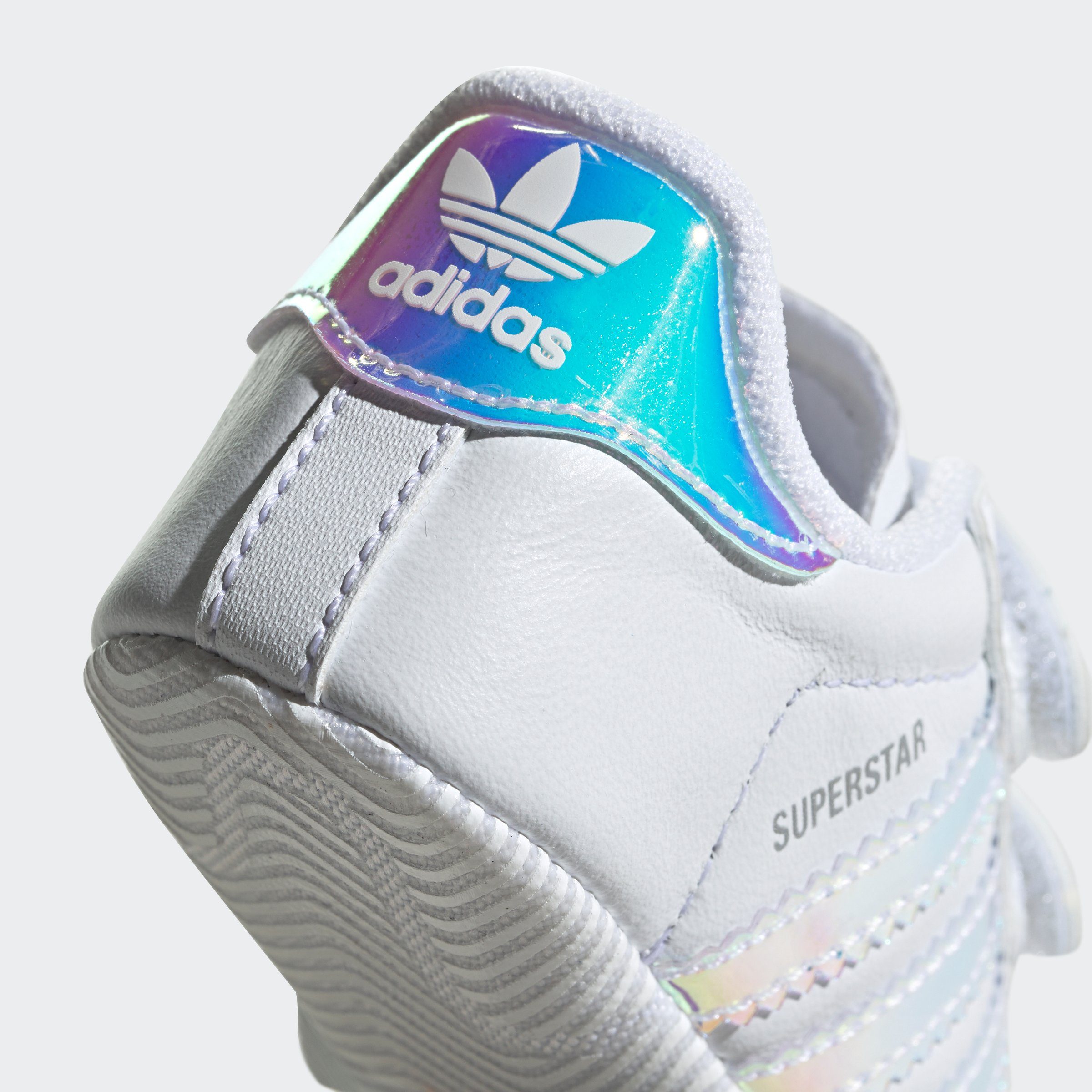 Babys Sneaker adidas mit Klettverschluss Originals SUPERSTAR für