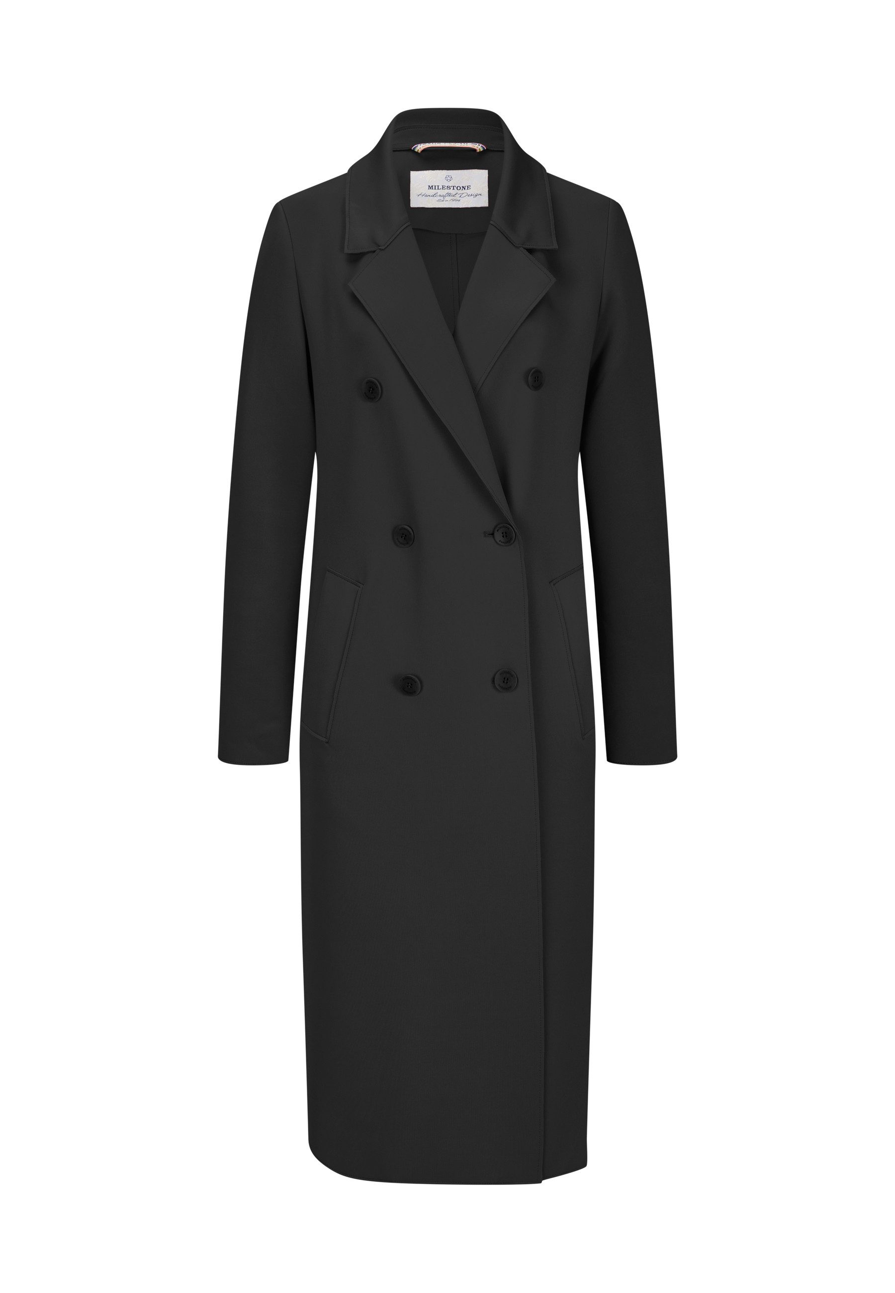 Langmantel MSAbby Damen elegant, klassisch Knöpfe