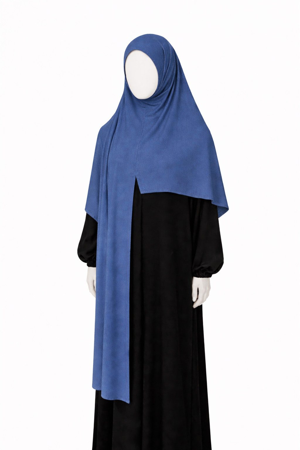 Hijab Easy-Hijab Hijab to-go Kopftuch aus Jersey mit Frontnaht, 180 × 70 cm