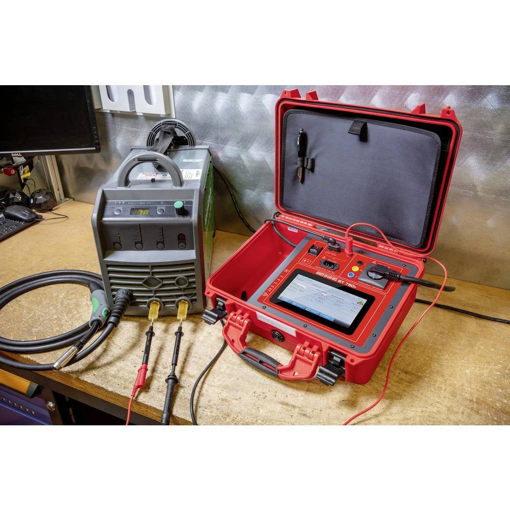 Thumbnail - Benning Multimeter Gerätetester-Set zur Prüfung elektrischer, mit Farb-Touchscreen, inkl. Koffer