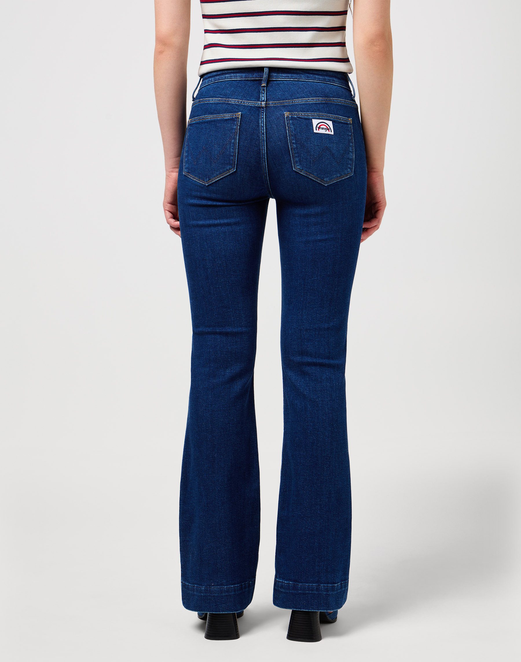 Wrangler Bootcut-Jeans Flare im Retro-Design mit ausgestelltem Bein günstig online kaufen