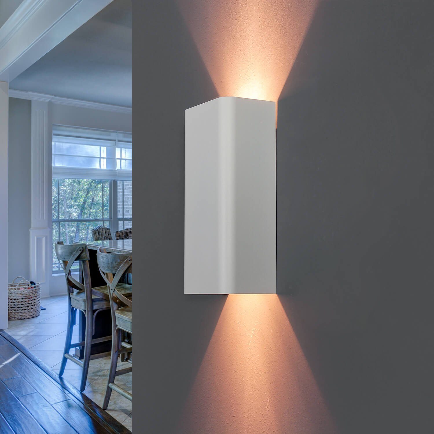 Licht-Erlebnisse Wandleuchte BERGEN, ohne Leuchtmittel, Wandlampe günstig online kaufen