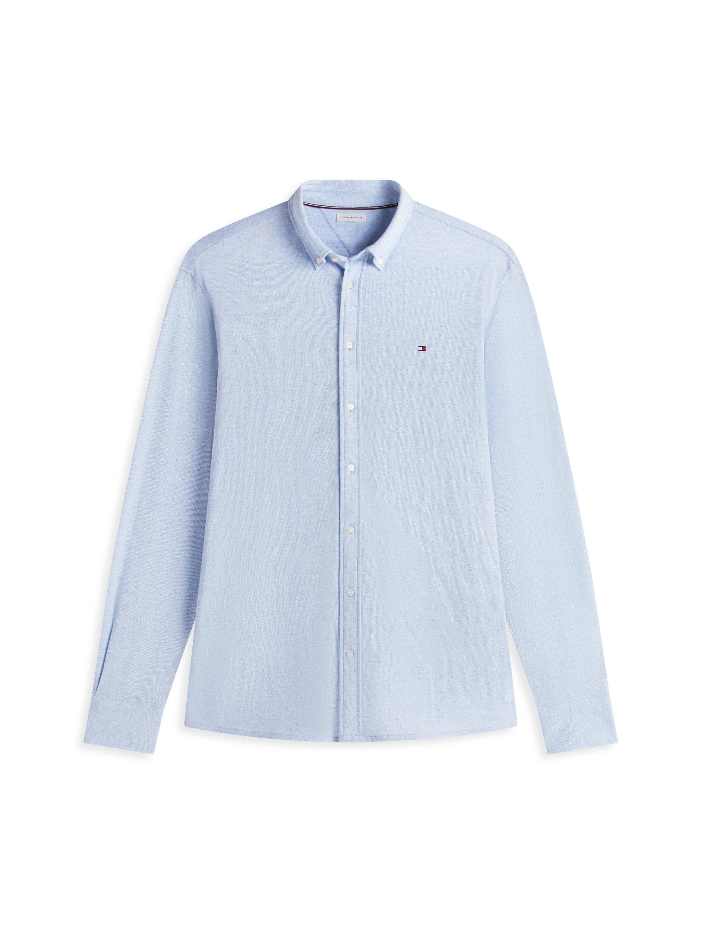 Tommy Hilfiger Big & Tall Langarmhemd BT-KNIT PIQUE FEATHERWEIGHT SLIMFIT Große Größen – Bild 5 von 5