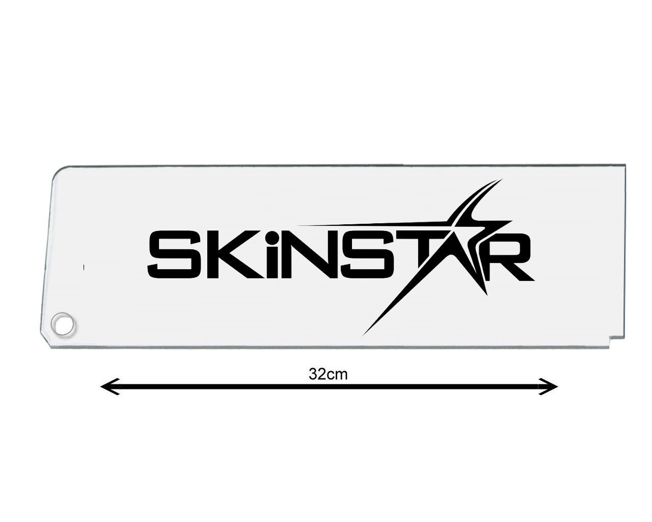 SkinStar Ski SKINSTAR Snowboard Abziehklinge Plexiklinge Wachsabzieher 5mm extra