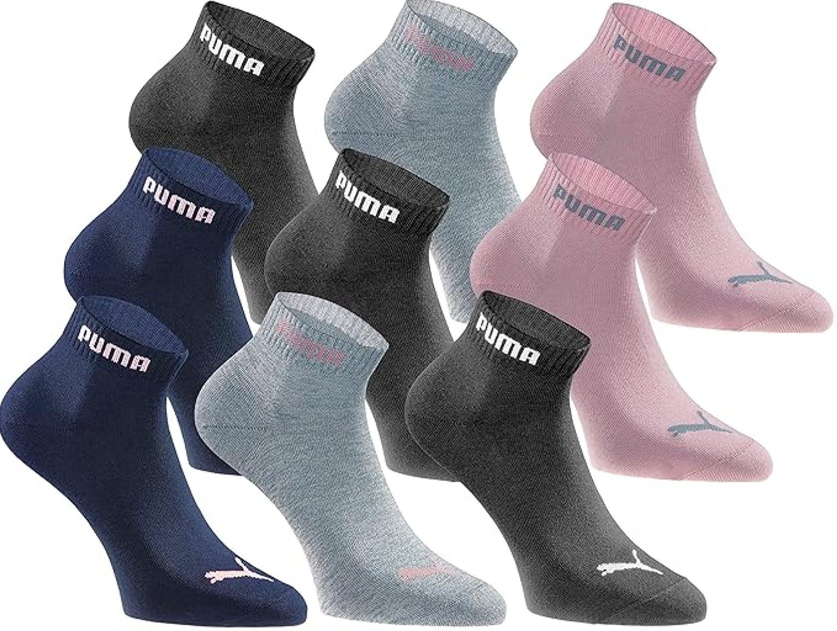PUMA Freizeitsocken Quartersocken 18 Paar Pack Statement Edition - Unisex