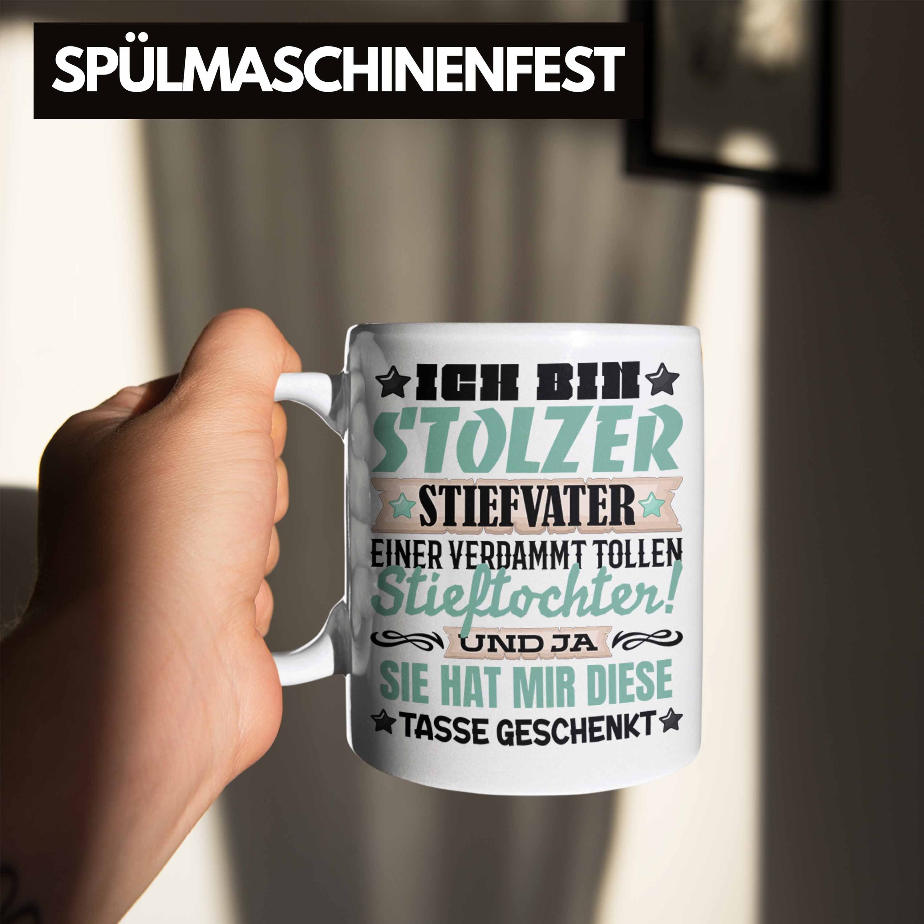 Geschenk Stiefpapa Trendation von Tasse Stiefvater Weiss Tasse Tochter Stieftoc Geschenkidee