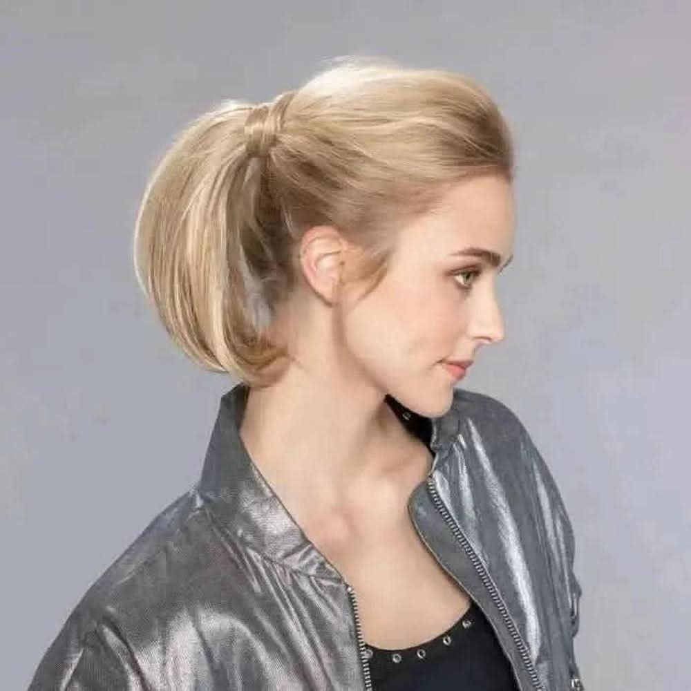 Ellen Wille Kunsthaar-Extension Ellen Wille Tonic, Glatter 30 cm Ponytail mit praktischem Kamm und Klett-Wickelsträhne.