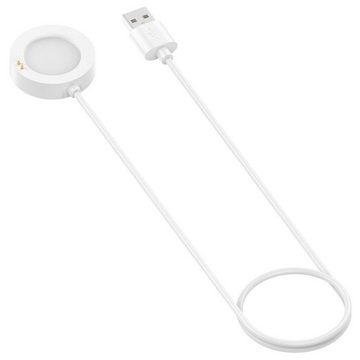 Wigento Für Xiaomi Watch 2 Pro USB Port 1 Meter Watch Charging Ladekabel Weiß Stromadapter