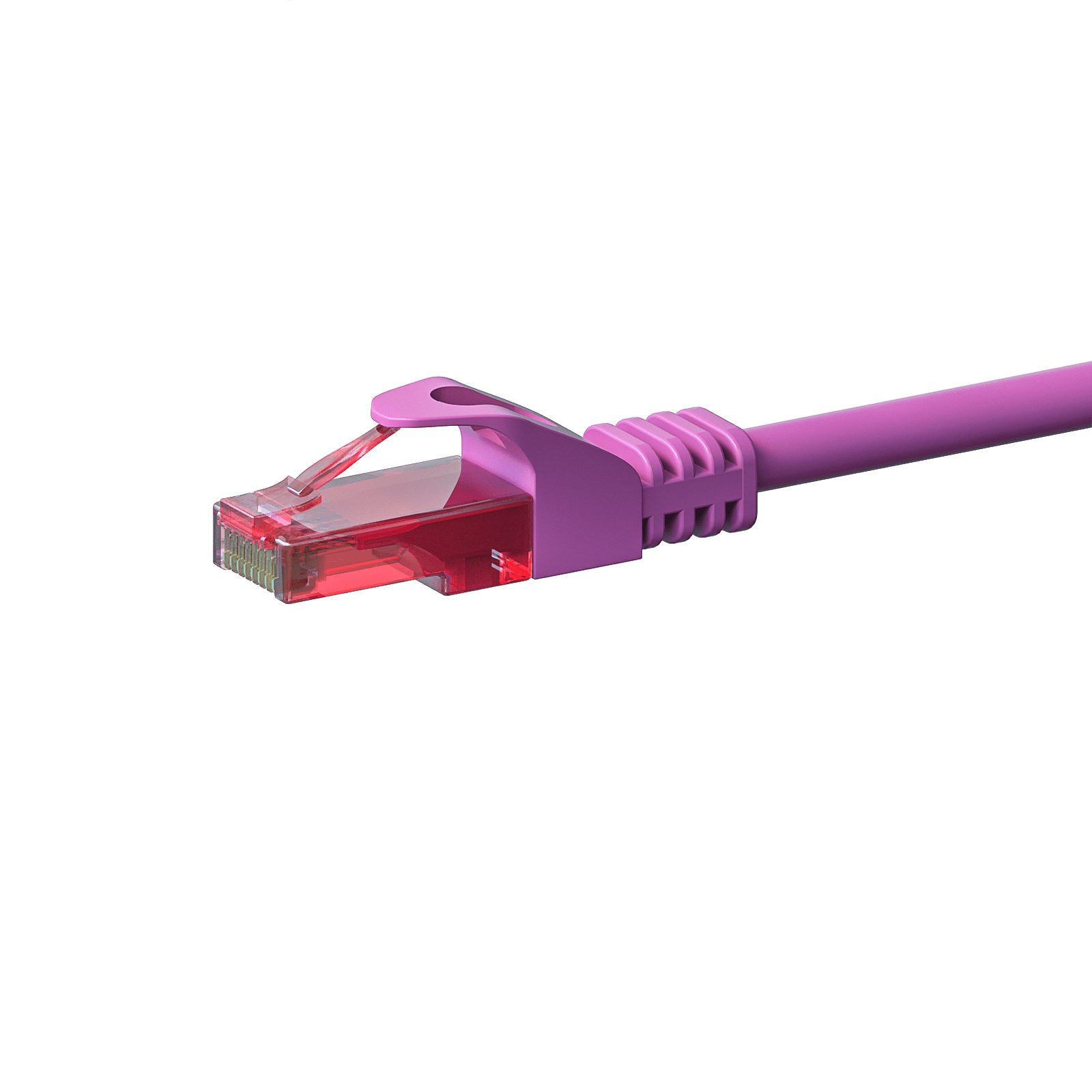 Danicom CAT6 Netzwerkkabel, U/UTP, 0,15 Meter, Rosa, 100% Kupfer Netzwerkkabel, RJ45, RJ45 (15 cm), Cat6, 100% Kupfer