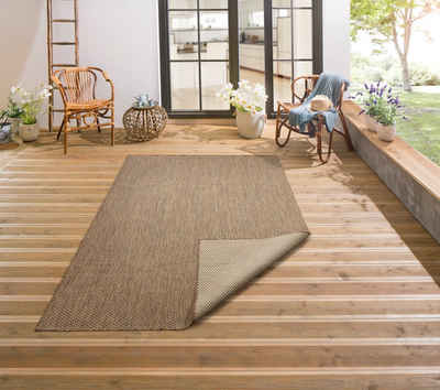 Teppich Rhodos, my home, rechteckig, Höhe: 3 mm, In-und Outdoor geeignet, Sisal-Optik, Wetterfest & UV-beständig