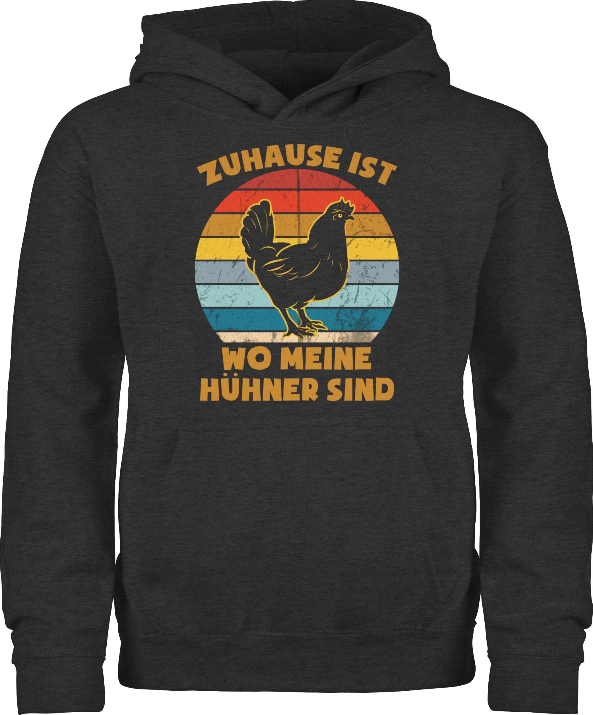 Hoodie Zuhause ist wo meine Hühner sind