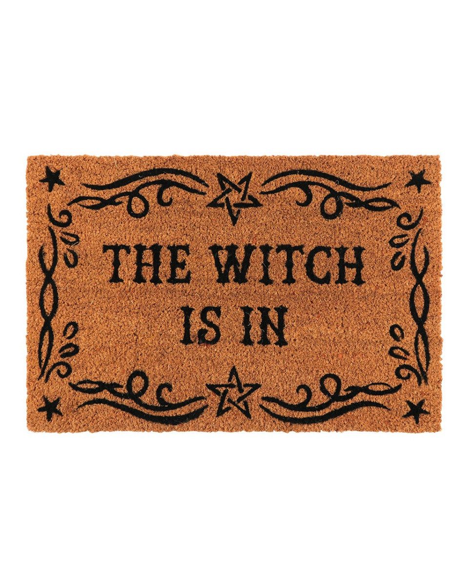 Dekofigur ";The Witch Is In"; Türmatte 60 x 40cm a
