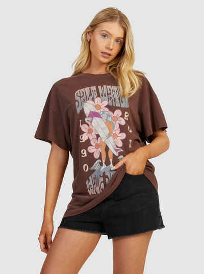 Roxy Print-Shirt Sweet Janis - Übergroßes T-Shirt für Frauen