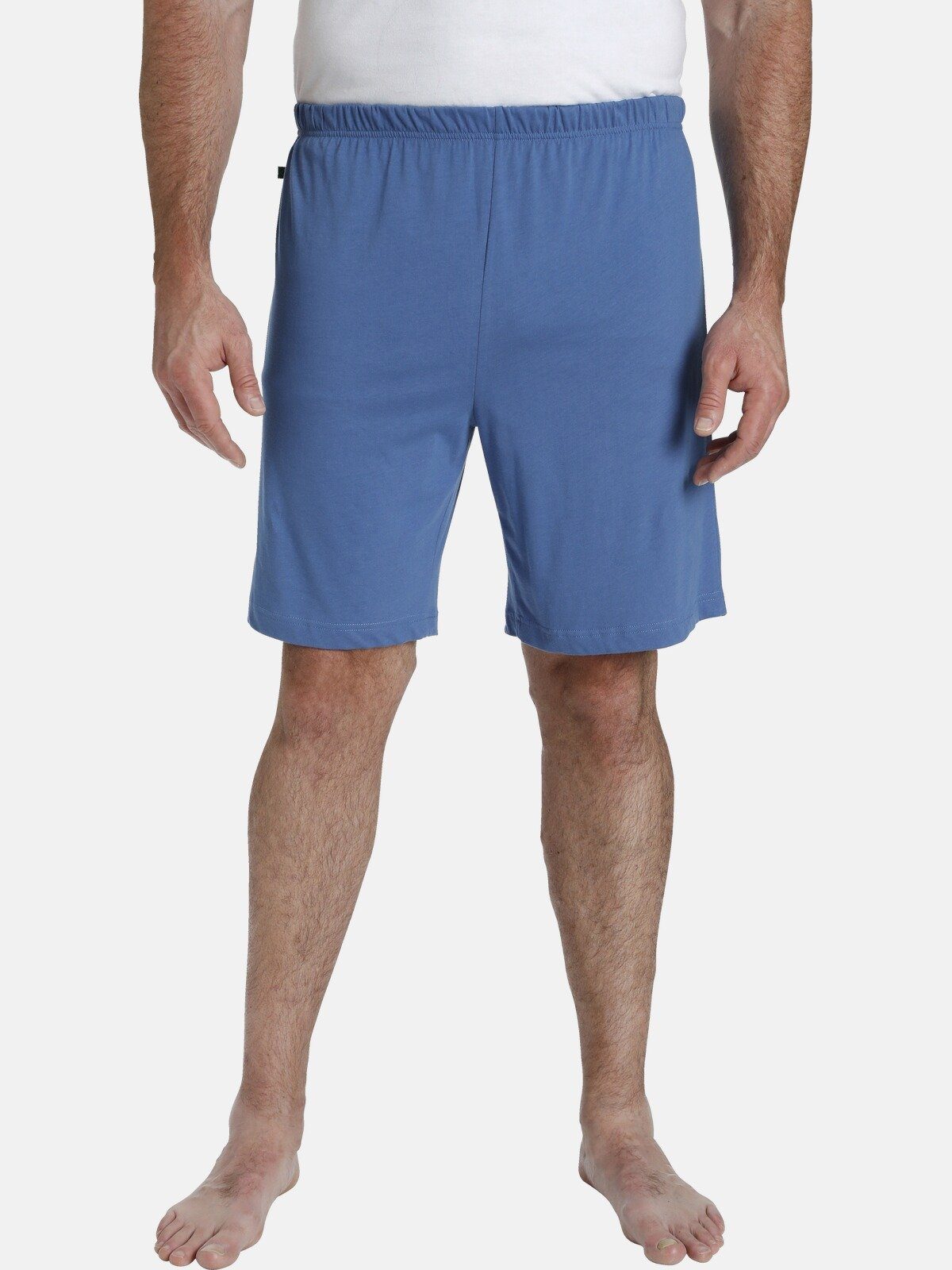 Charles Colby Schlafhose LORD MYCROFT leichte bequeme Relaxshorts blau
