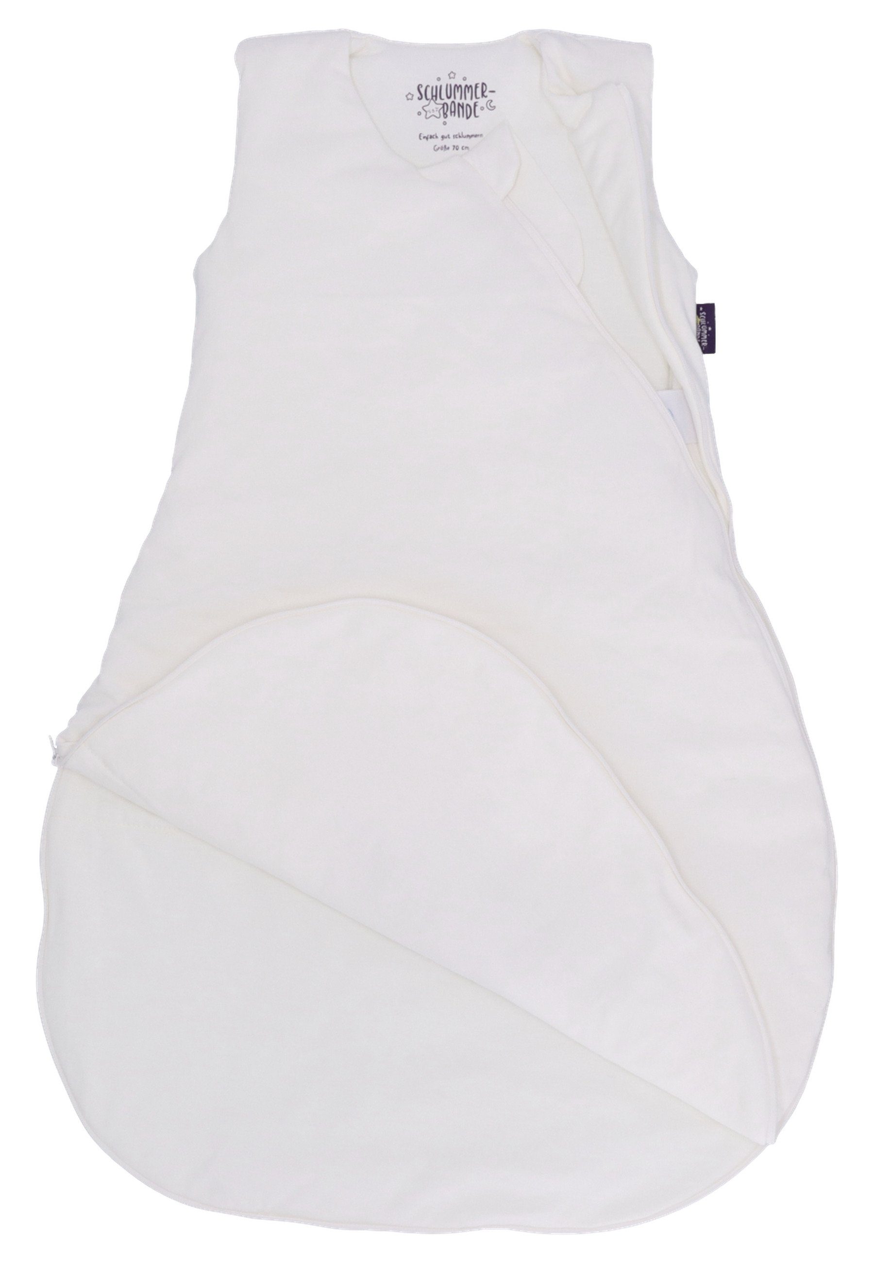 Sterntaler® mit Babyschlafsack mit und Reißverschluss Baby Babyschlafsack Schlafsack Ganzjahres (1 Wattierung, leichter Baby Strampelsack süßen tlg., Pucksack Schlummerbande Motiven), 90cm 90cm