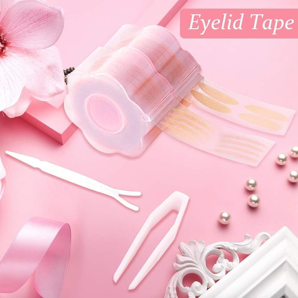 MORRENT Augenbinde 1200 Stück Schlupflid Tapes – Unsichtbar, Wasserdicht, hochmatriel