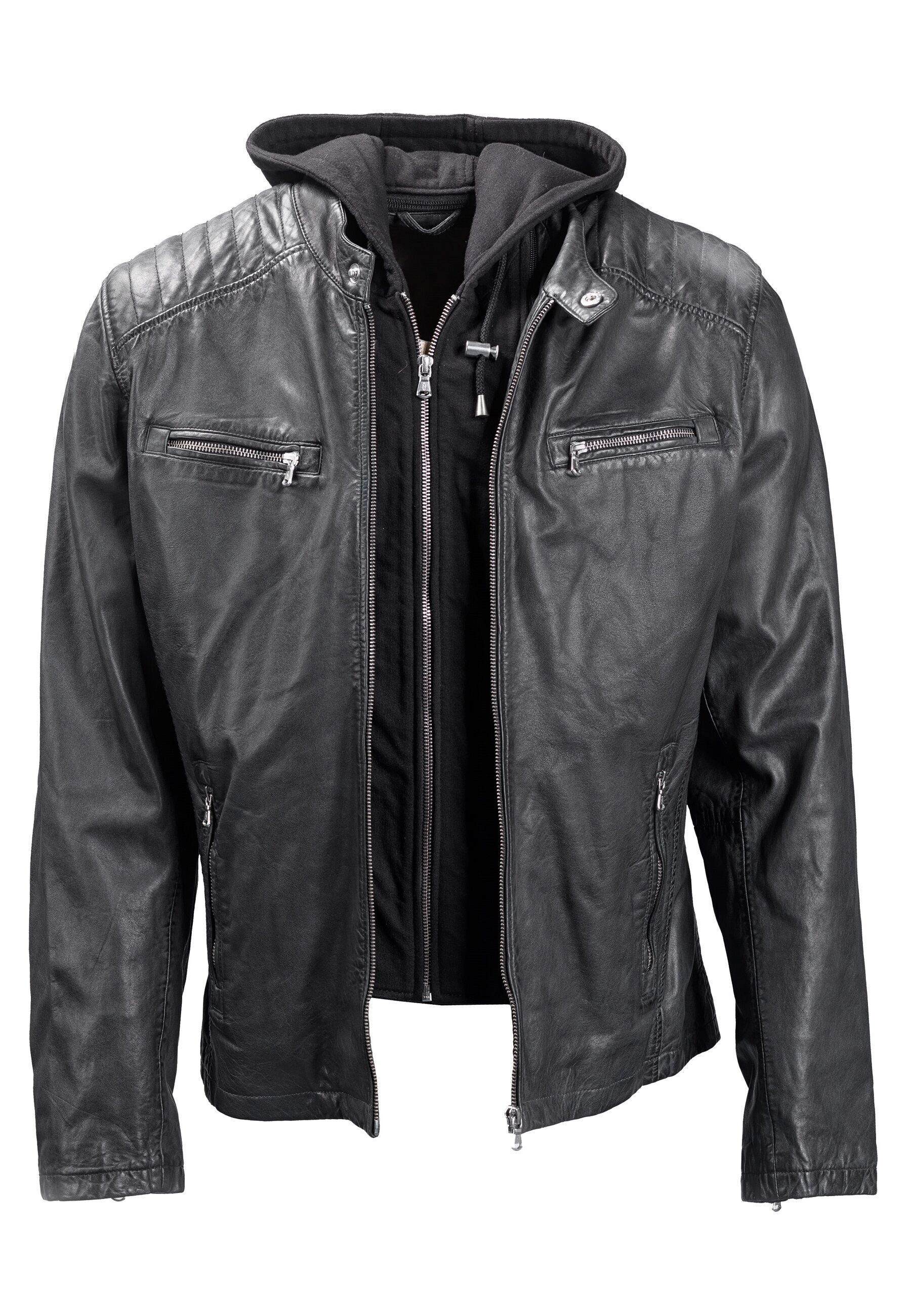 18N62 Lederjacke NECOOLALEE (1-St) aus weichem Nappaleder günstig online kaufen