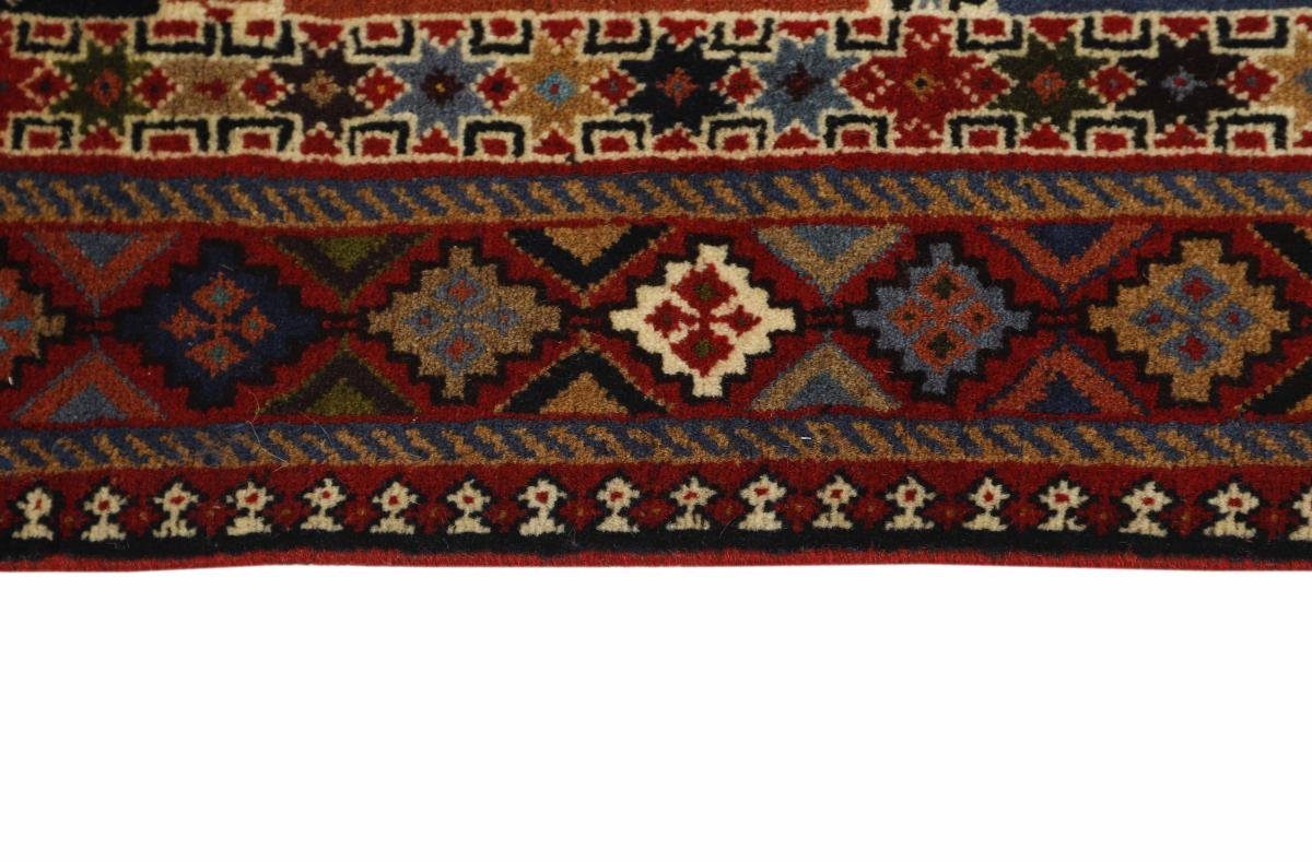 Orientteppich Yalameh 101x146 Perserteppich, Handgeknüpfter Nain rechteckig, / Höhe: mm Trading, 12 Orientteppich