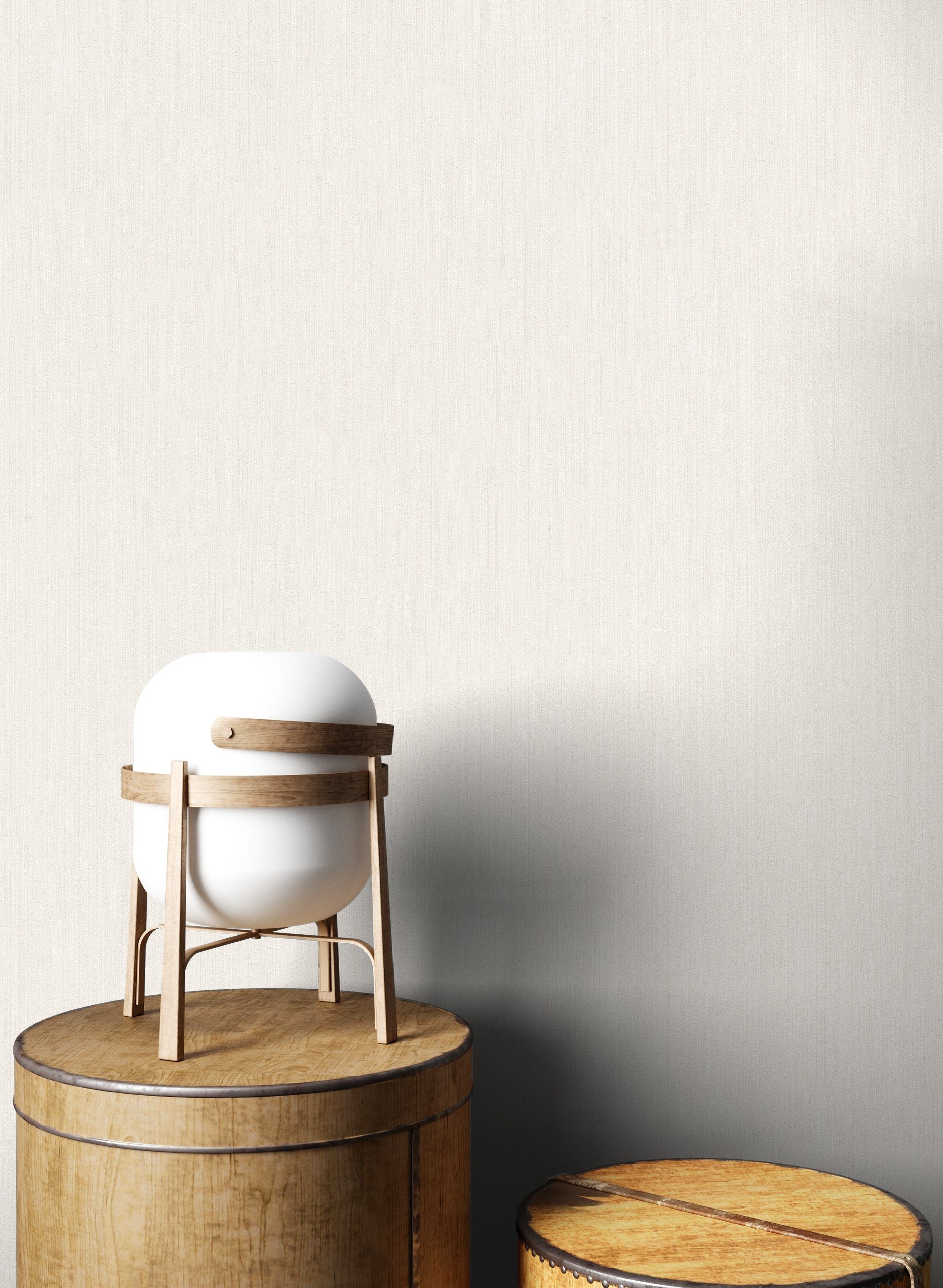 Newroom Vliestapete, Creme Tapete Glamour Leicht günstig online kaufen