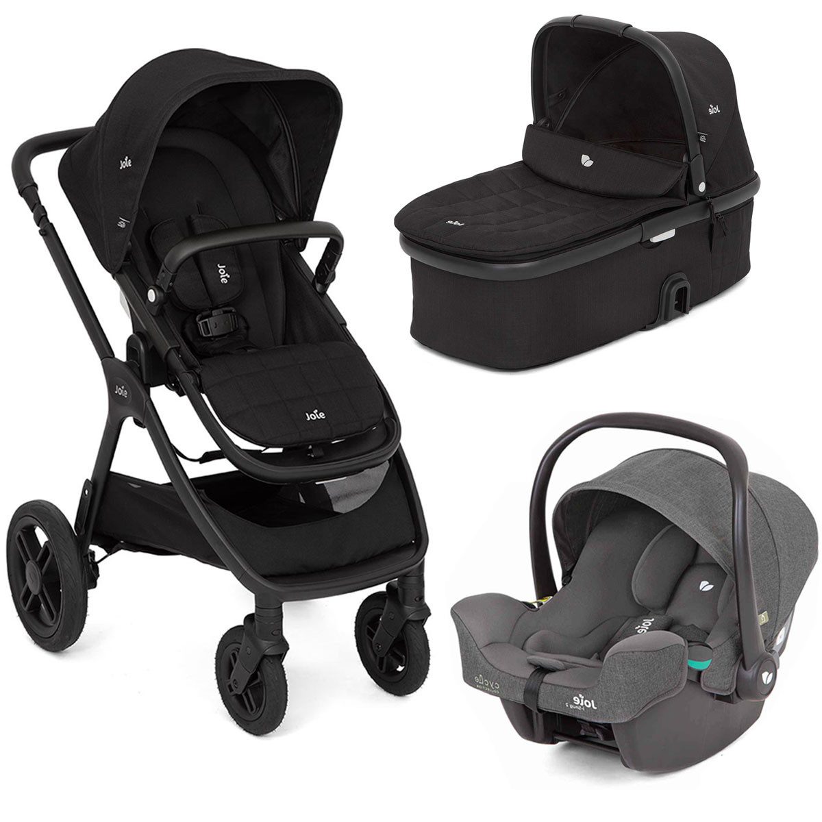 Kombi-Kinderwagen Set Honour inkl. Babyschale i-Snug 2 i-Size Shell Gray