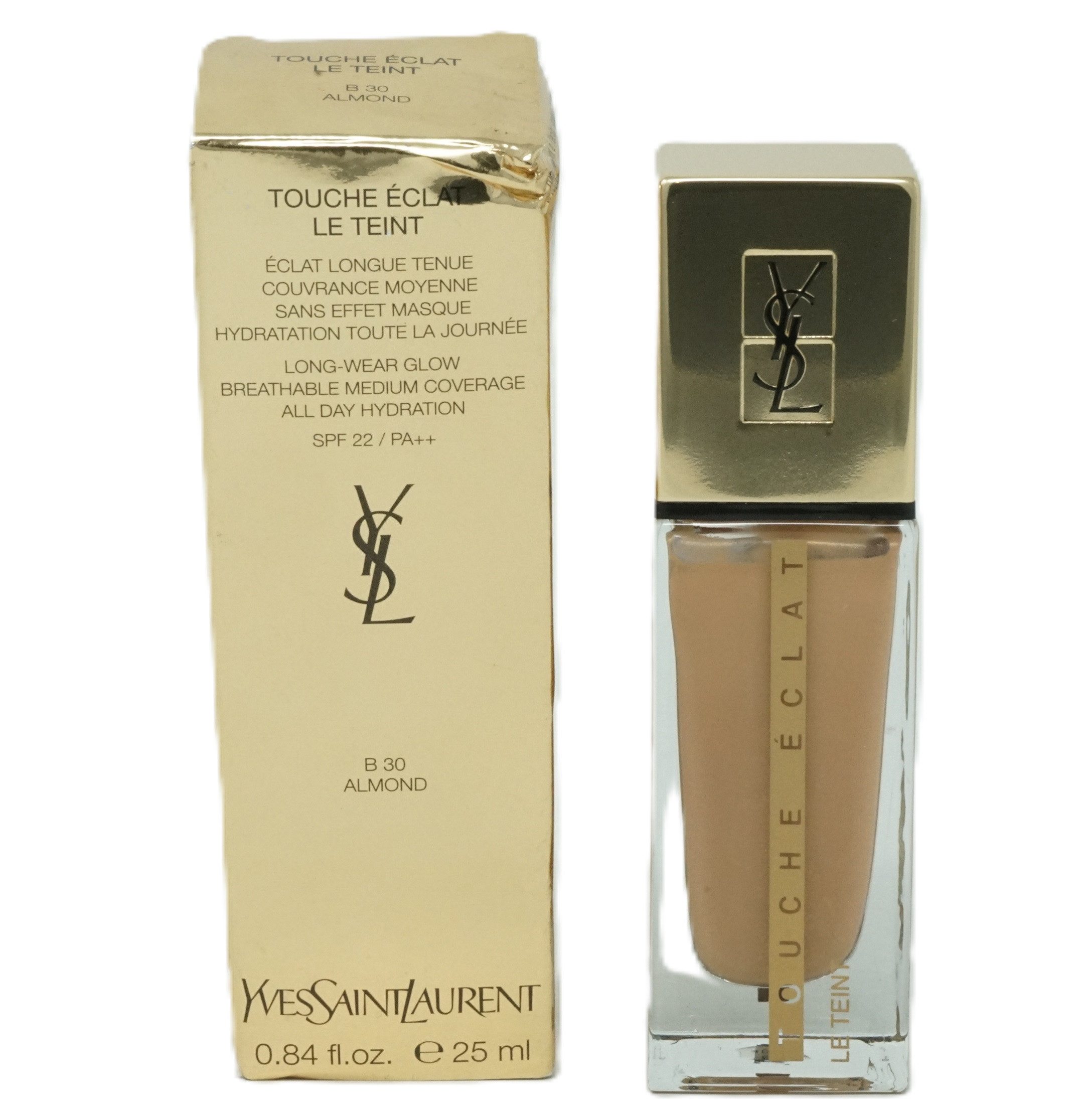 YVES SAINT LAURENT Foundation Yves Saint Laurent Touche Eclat Le Teint Foundation B 30 Almond 25ml