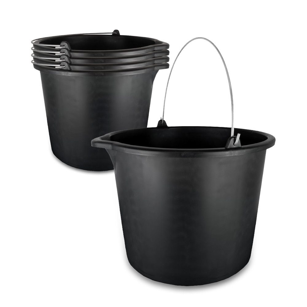 Prima-Online Baueimer Baueimer Wassereimer Mörteleimer Garteneimer mit Ausguss 12/16/20L, (1-tlg)