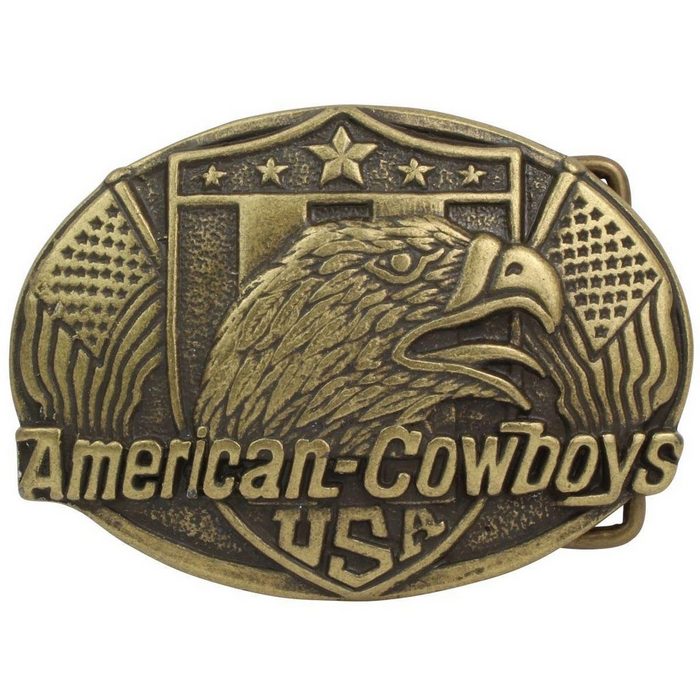 BELTINGER Gürtelschnalle American Cowboy 4 0 cm - Buckle Gürtelschließe Reitaccessoires 40mm -