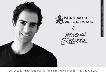 Maxwell & Williams Teller Teller 21cm Kookaburra Marini Ferlazzo, (1 St), Porzellan Keramik Essteller für Abendessen, Mittag, Frühstück