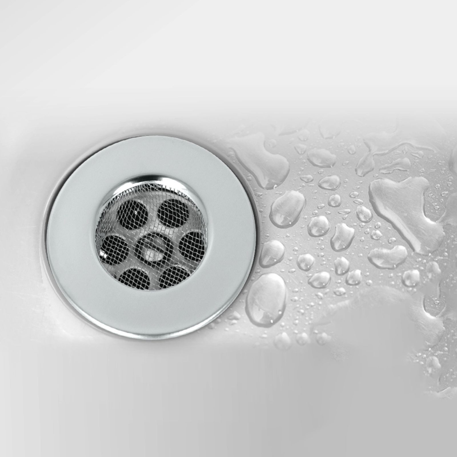 Gravidus Abflusssieb Edelstahl Haarsieb 7,5cm Abflussfilter