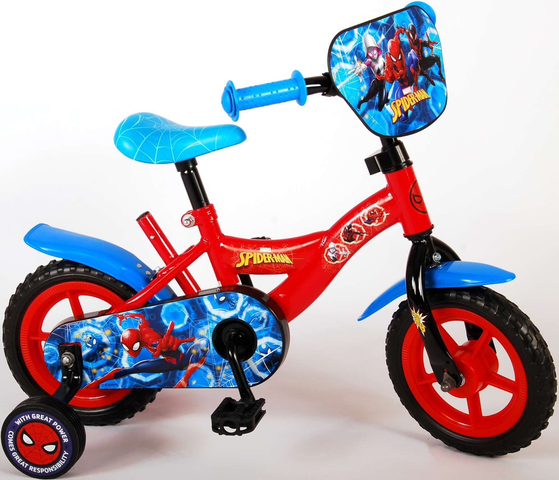 TPFSports Kinderfahrrad »Volare Disney Spiderman 10 Zoll«, 1 Gang, (Jungs Fahrrad), Kinder