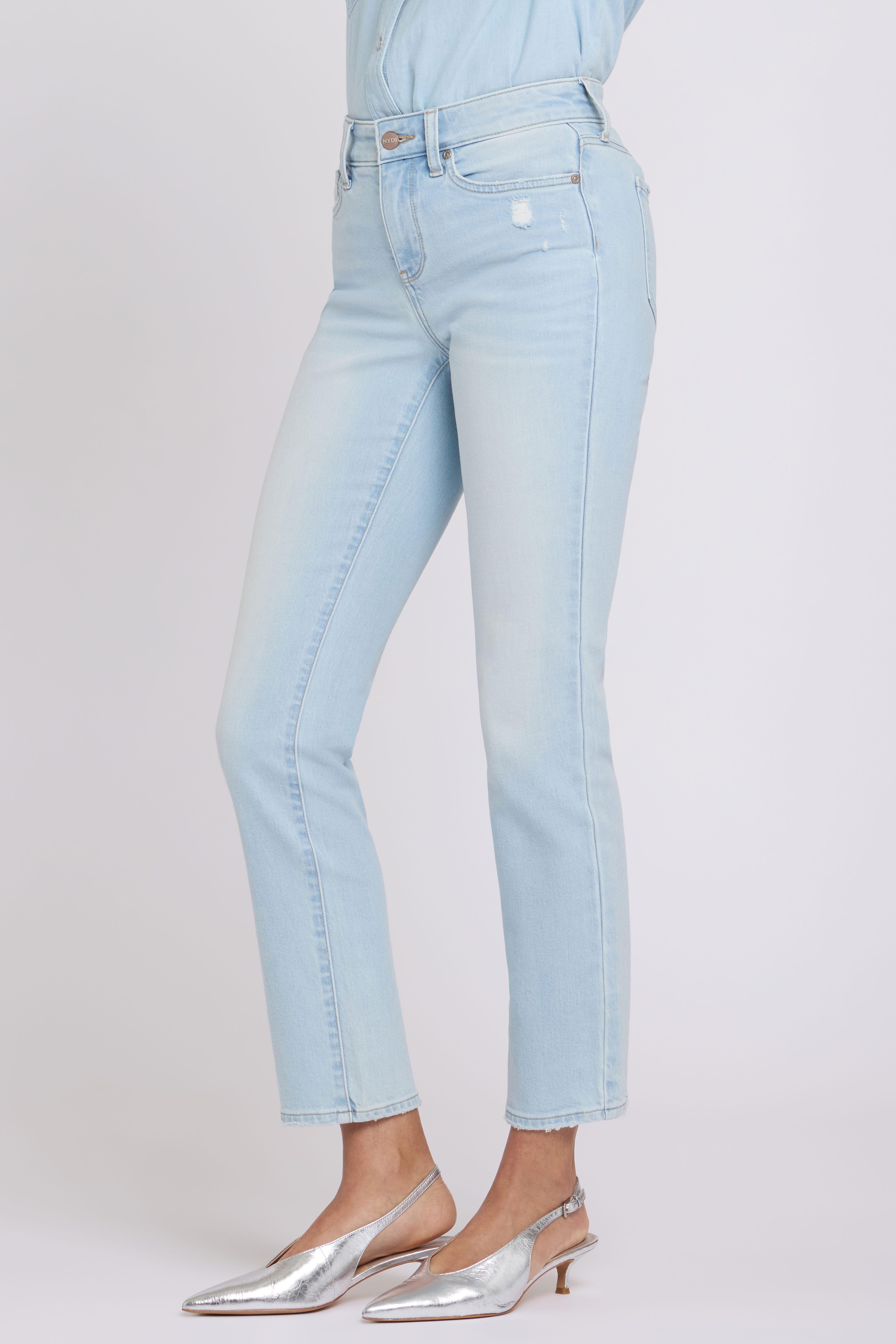 NYDJ Slim-fit-Jeans Sheri Slim Straight Ankle Jeans