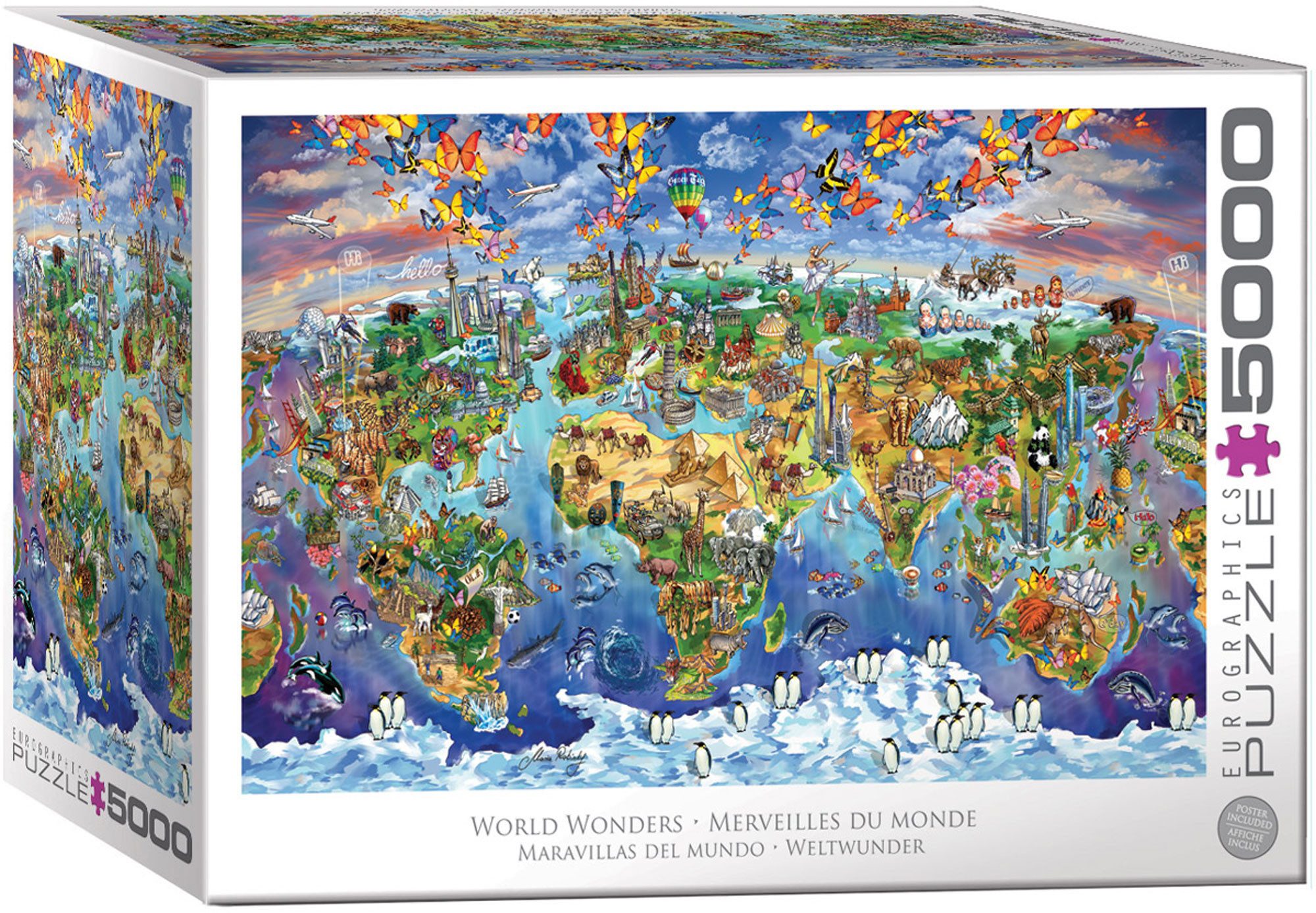 Puzzle 5000 Teile Пазлы World Wonders Weltwunder, Пазлыteile