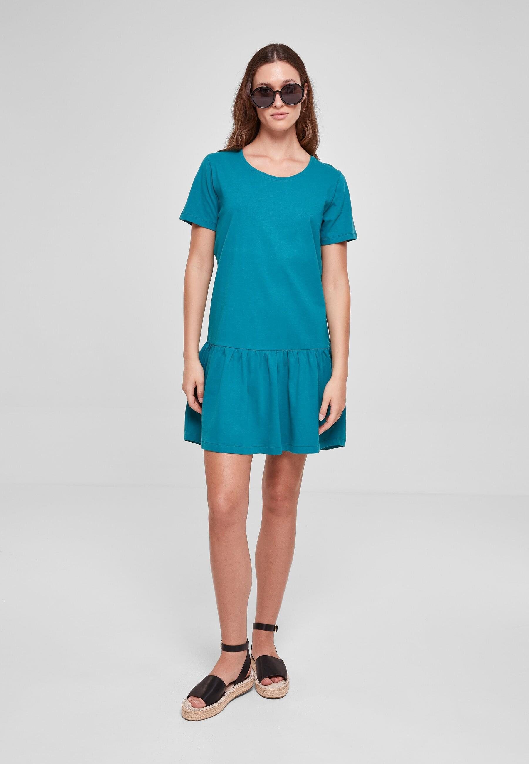 URBAN Dress (1-tlg) Stillkleid CLASSICS Valance Ladies Tee watergreen Damen