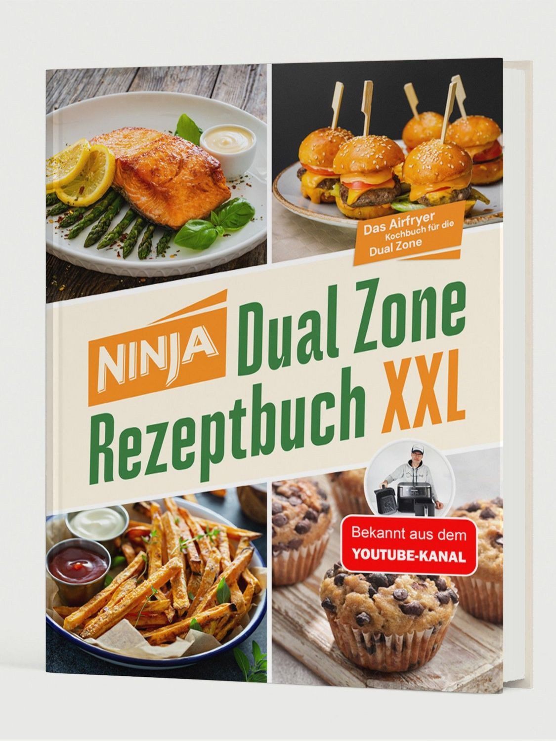 Ninja Heißluftfritteuse Rezeptbuch Dual Zone - über 100 Airfryer getes / Sven Gaiser