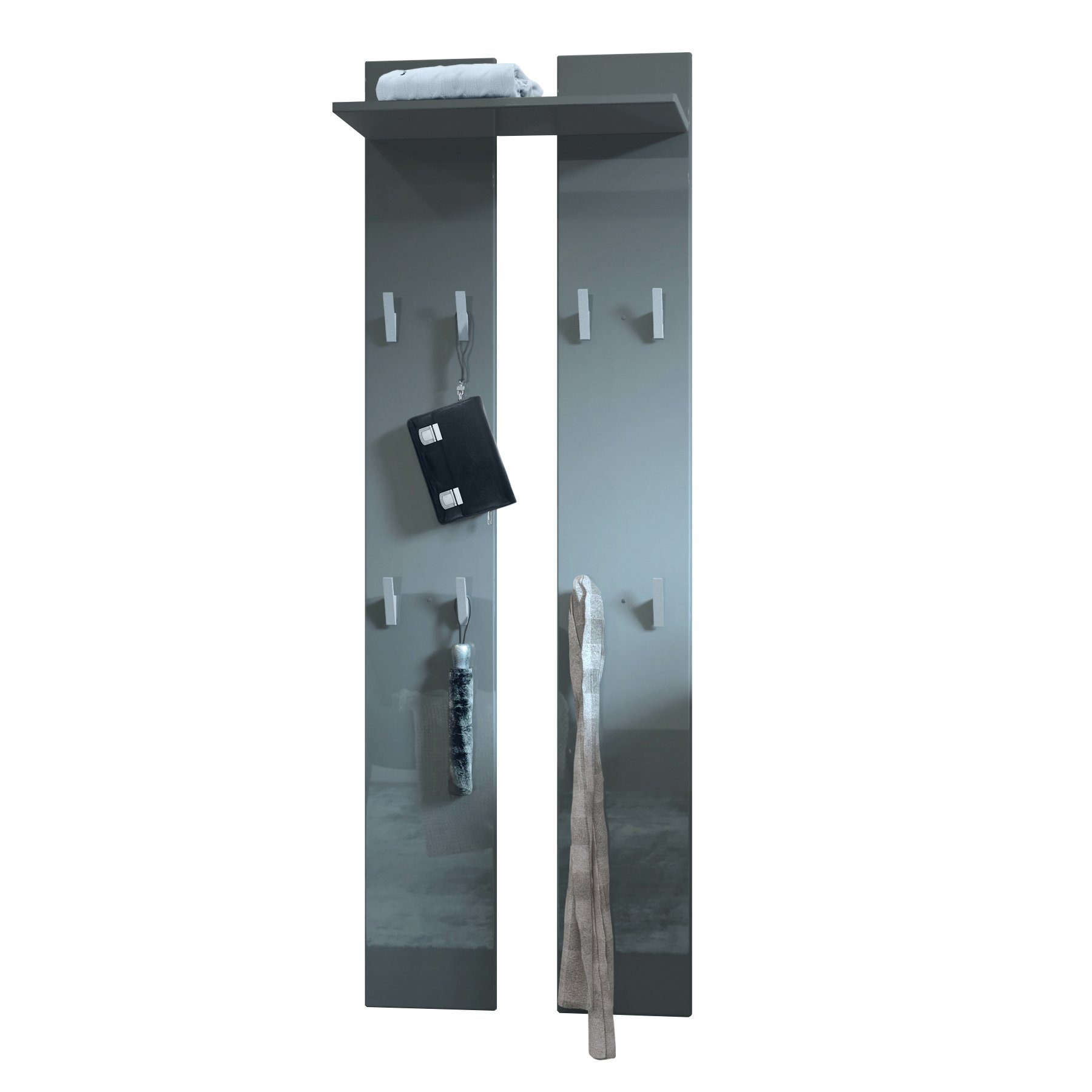 Vladon Garderobenpaneel Wandpaneel 170 (Garderobenpaneel, bestehend aus 2 P günstig online kaufen