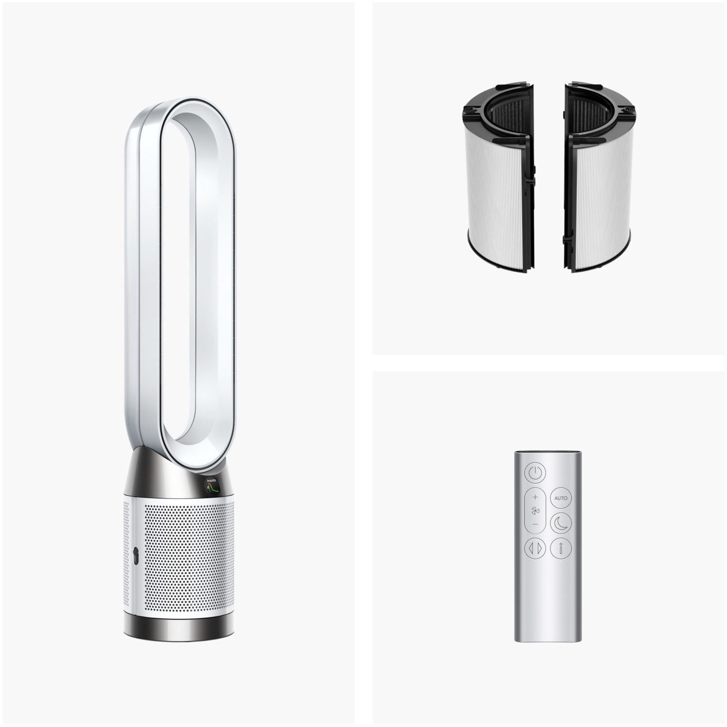 DYSON Luftreiniger Dyson Purifier Cool™ PC1, mit Fernbedienung, Erkennt und entfernt Schadstoffe automatisch und schließt sie ein.