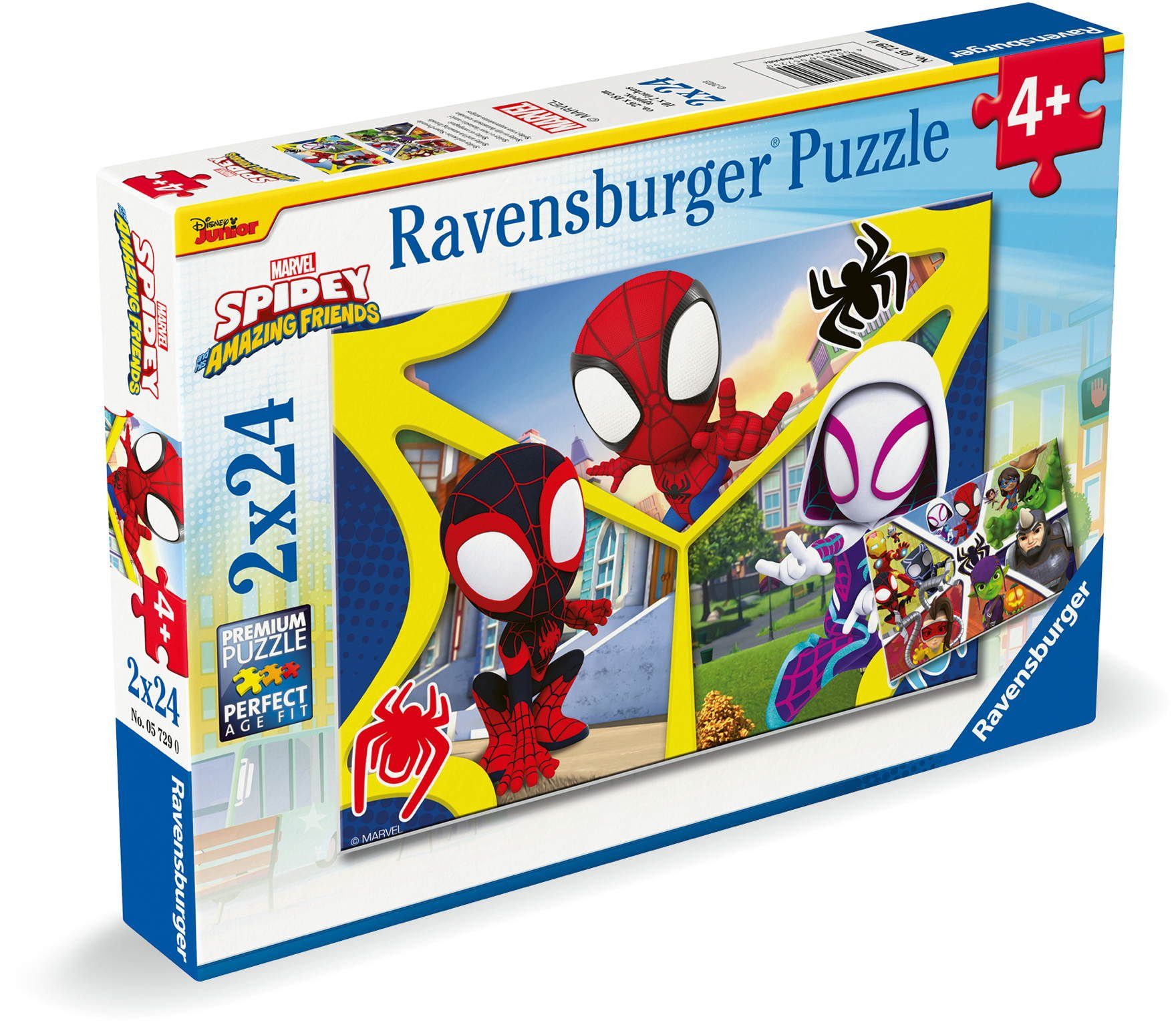 Ravensburger Puzzle 2 x 24 Teile Kinder Puzzle Spidey und seine Super-Freun günstig online kaufen