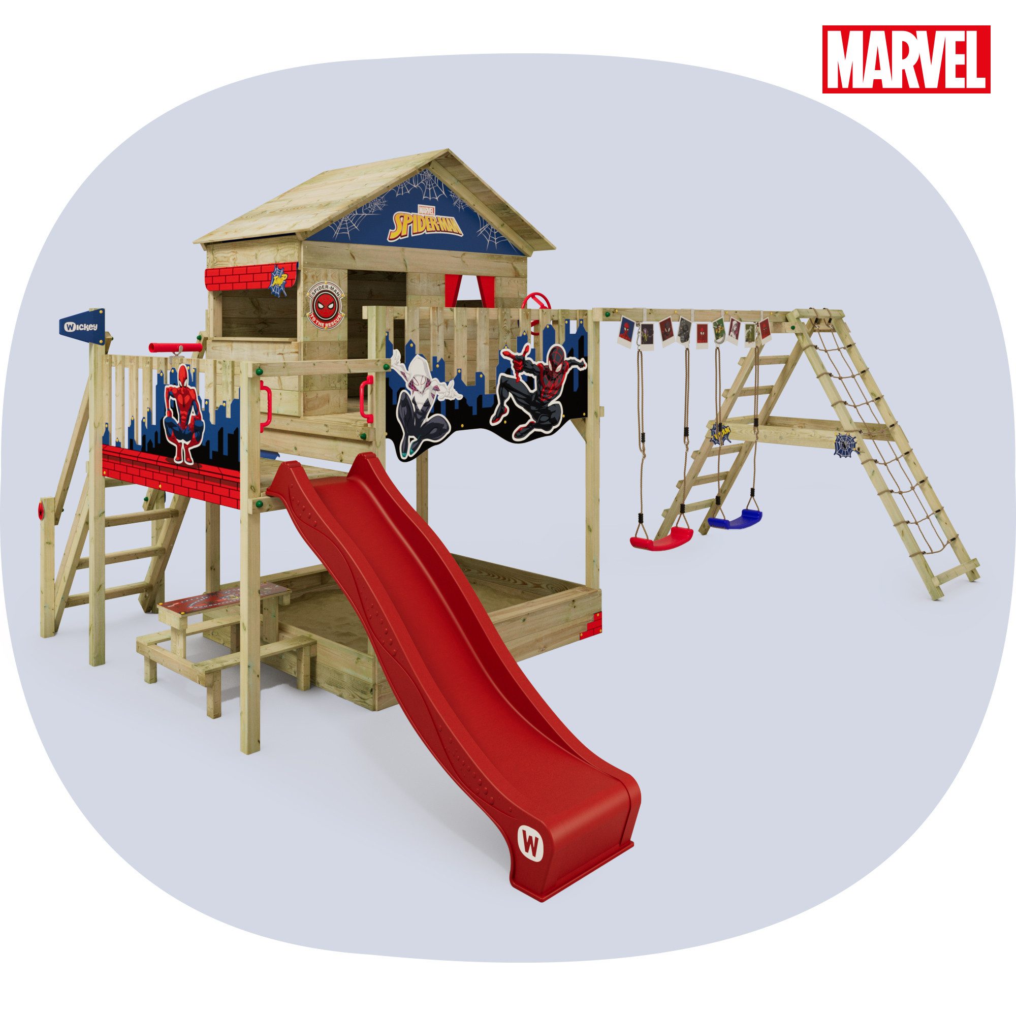 Wickey Spielturm Disney Saga – Magischer Kletterturm in verschiedenen Motiven, Unvergessliche Disney-Momente für Kinder mit 10 Jahren Garantie*