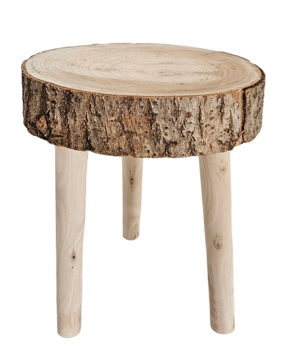 Meinposten Beistelltisch WOOD kleiner Couchtisch Hocker günstig online kaufen