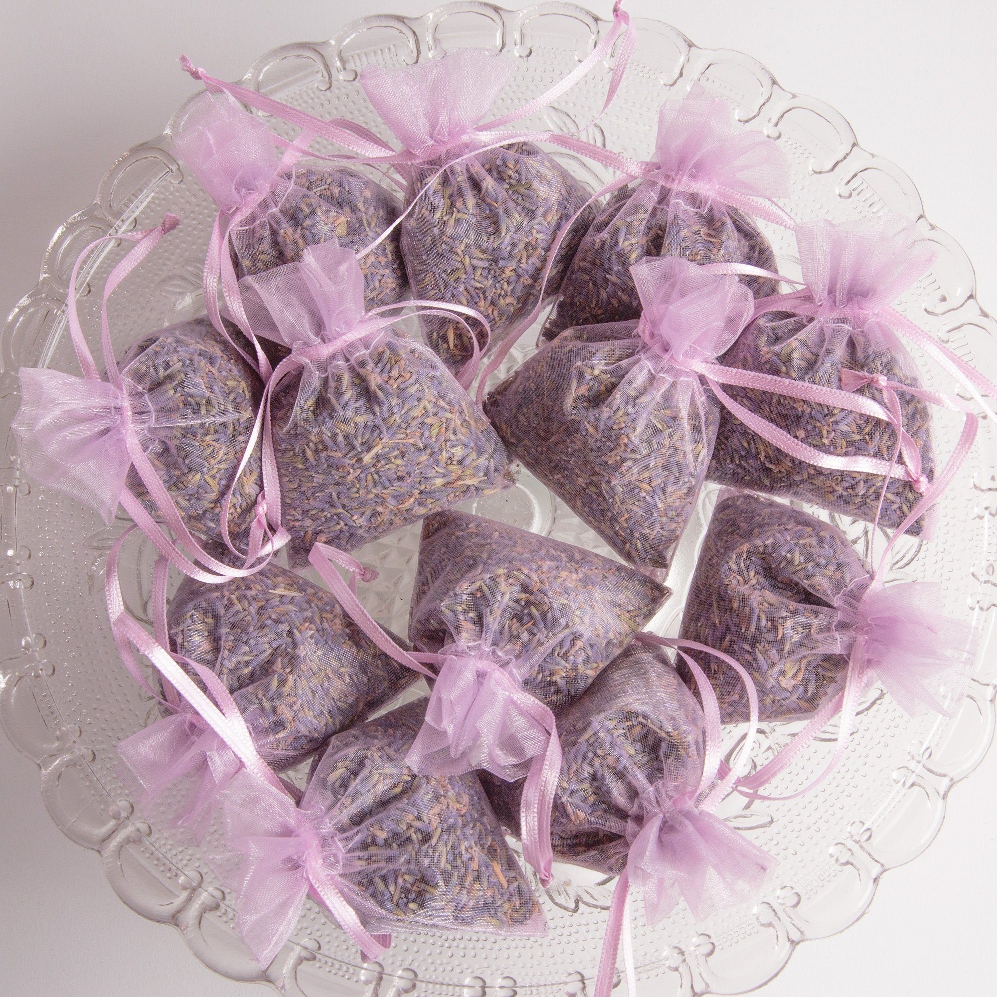 ROSEMARIE SCHULZ Heidelberg Lavendelbeutel Duftbeutel Lavendel 10er Set Duftsäckchen Lavendelsäckchen, Füllung: 100% Lavendel, Bezug: 100% Kunstfaser, Rückenschläfer, hergestellt in Frankreich