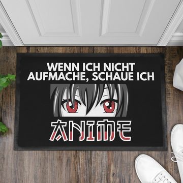 Fußmatte Anime Fußmatte Geschenk Wenn Ich Nicht Aufmache Schaue Ich Anime Liebh, Trendation