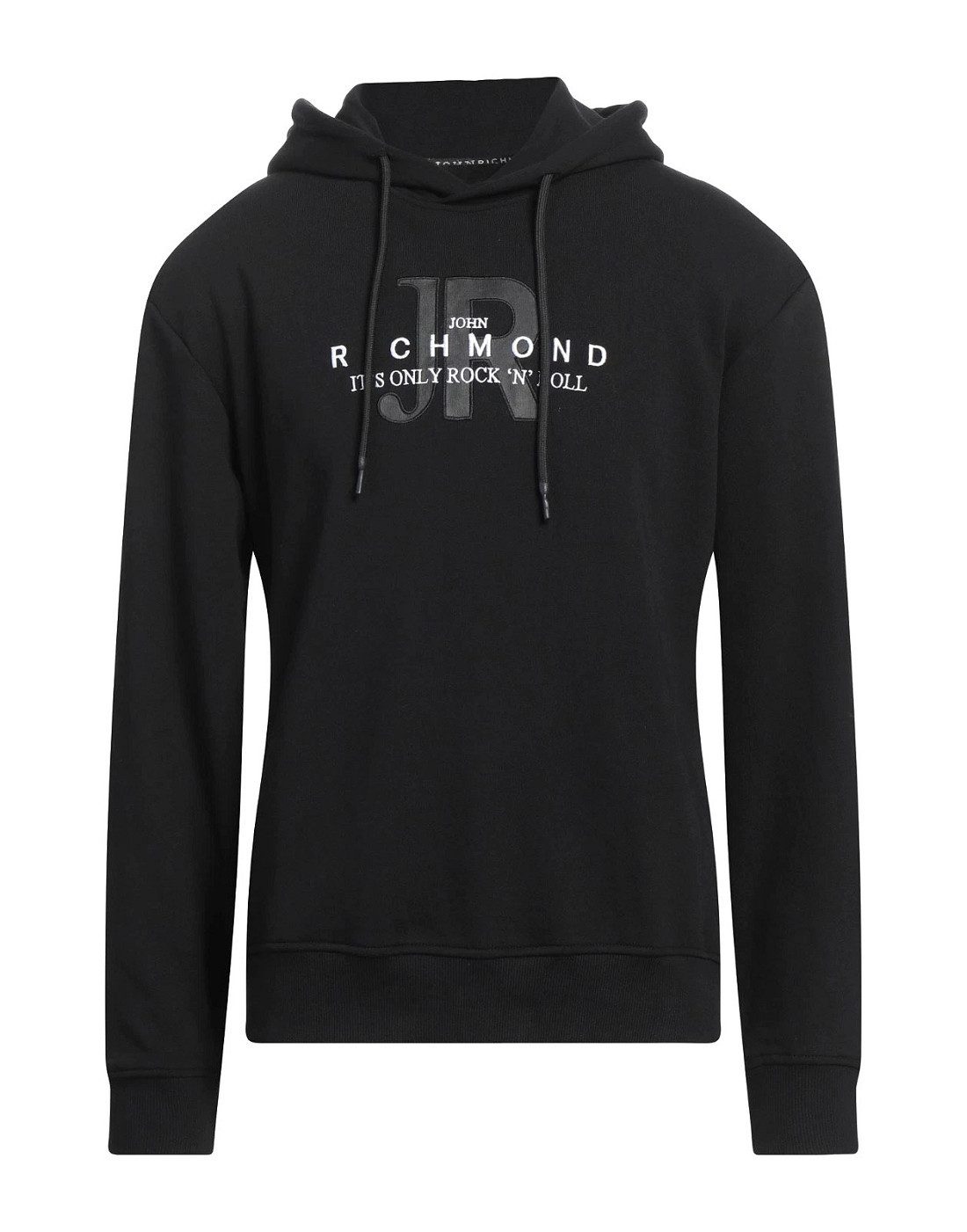John Richmond Kapuzensweatshirt John Richmond Sweatshirt Herren Kapuze Pullover, Schwarz