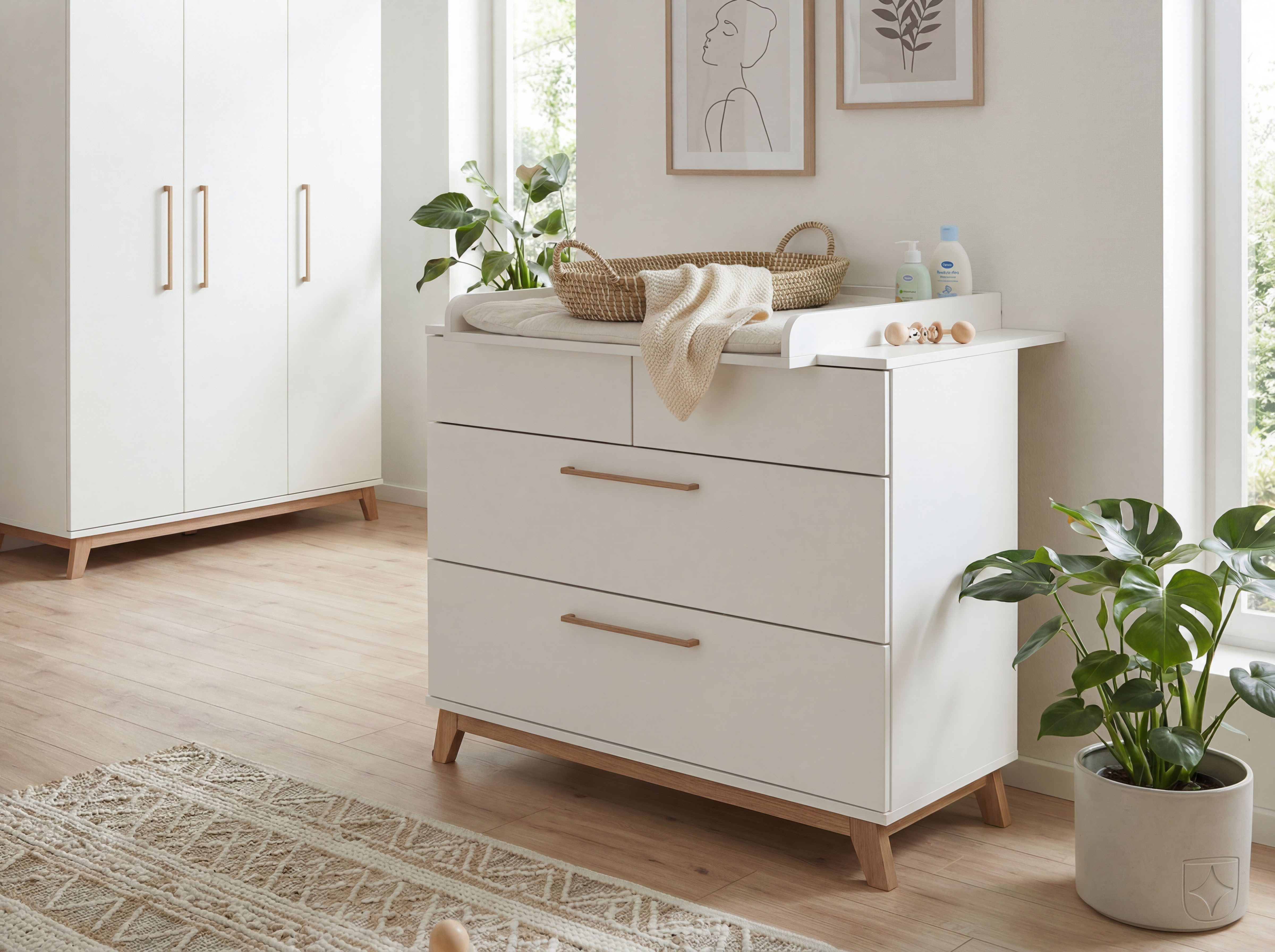 arthur berndt Wickelkommode Lina, Soft-Close, Push-to-open, hochwertig