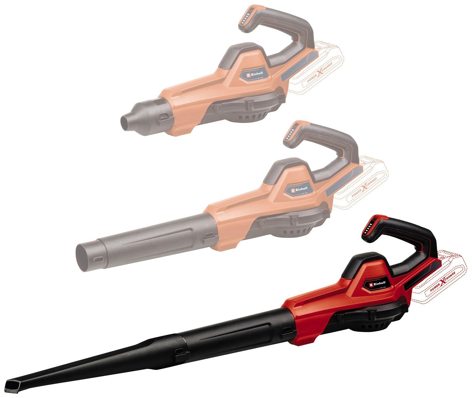 Einhell Akku-Laubbläser GE-UB 18/250 Li E-Solo, (4 St), ohne Akku, ohne Ladegeät – Bild 3 von 5