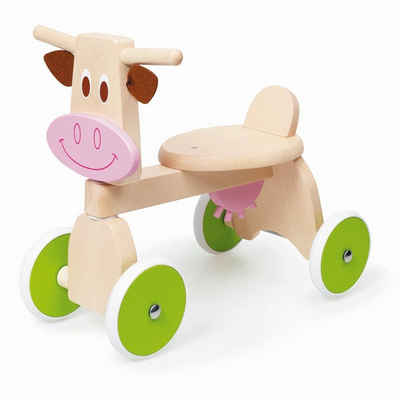 SCRATCH Rutscher Zimmerrutscher Kuh Laufrad Lernlaufrad Holz Kinderfahrzeug