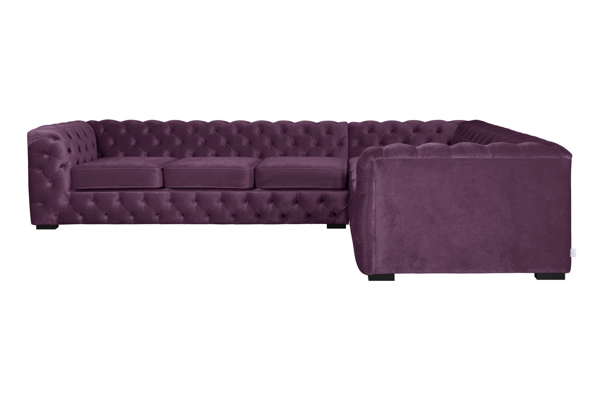 Home affaire Chesterfield-Sofa KALINA L-Form, hochwertig günstig online kaufen