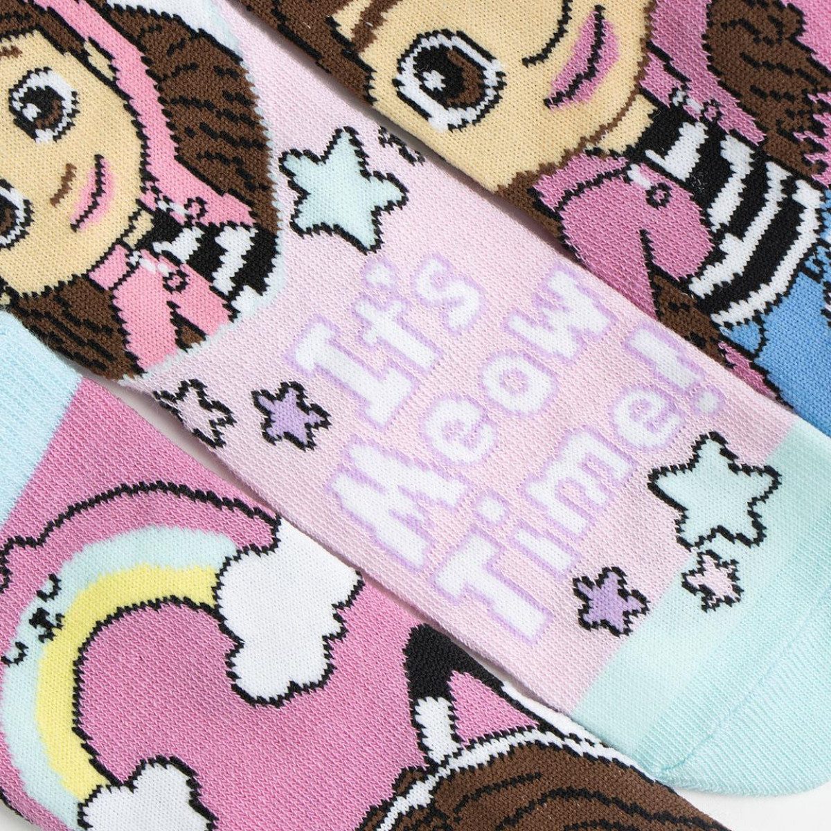 Cerda Socken Gabby’s Dollhouse Socken Kinder 3er Pack Baumwoll-Mix bequem – Bild 3 von 5