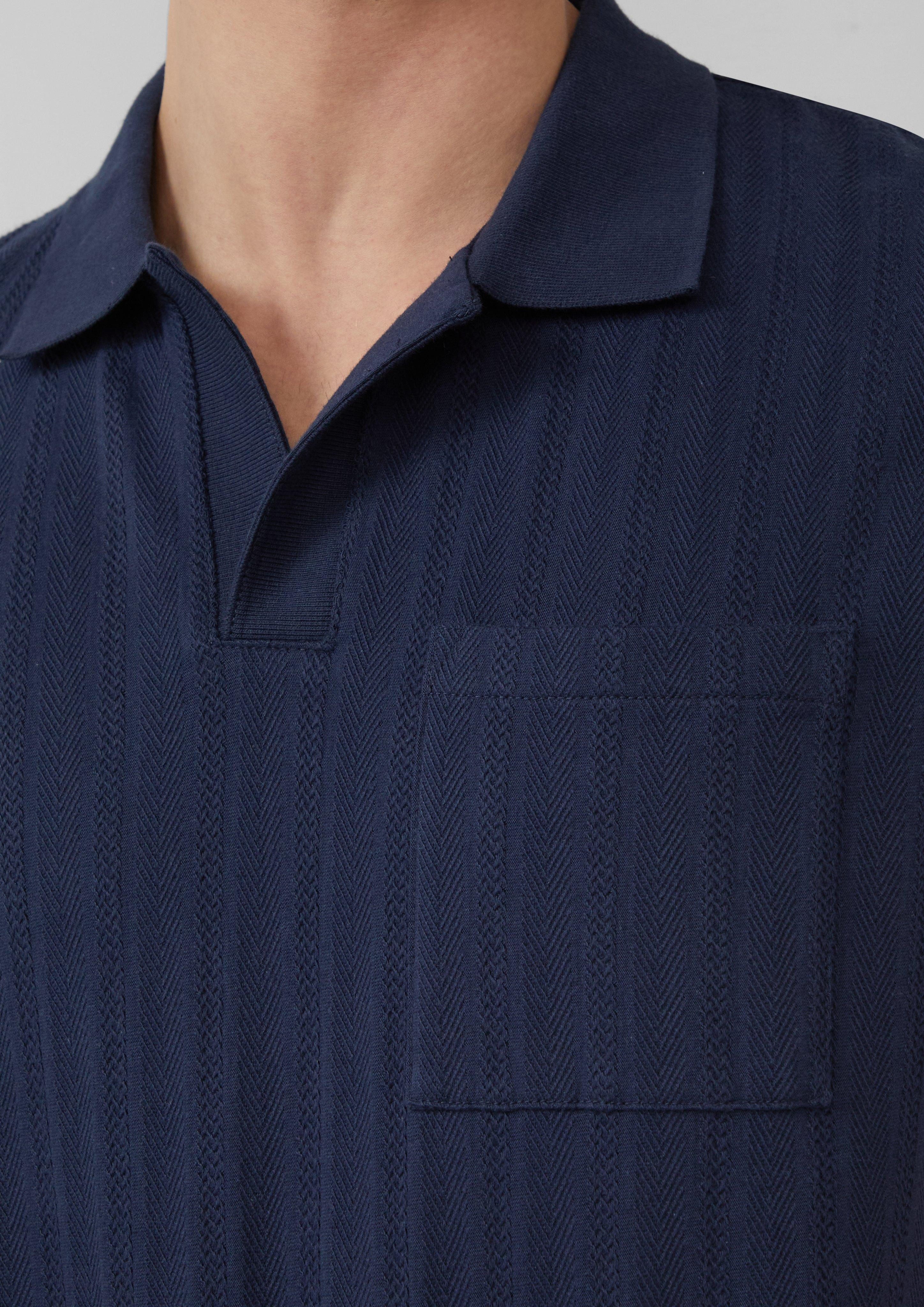 s.Oliver Kurzarmshirt Poloshirt im Relaxed Fit günstig online kaufen